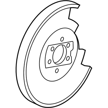 Ford 4L3Z-2C028-AA Backing Plate