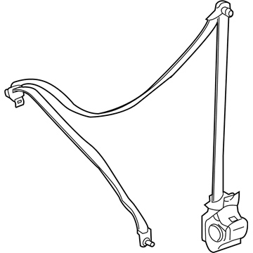 Mercury AL8Z-78611B09-AA Retractor Assembly