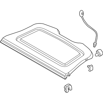 Ford BM5Z-5846668-AC Package Tray Trim