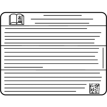 Ford DU5Z-1532-B Tire Info Label