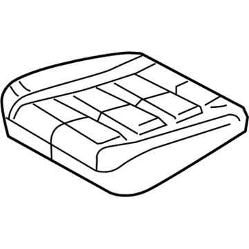 Ford 8A4Z-7462901-BA Seat Cushion Cover Assembly