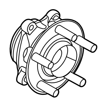 Ford LJ9Z-1104-B Hub Assembly