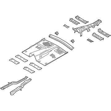 Ford Explorer Floor Pan - L1MZ-7811135-A