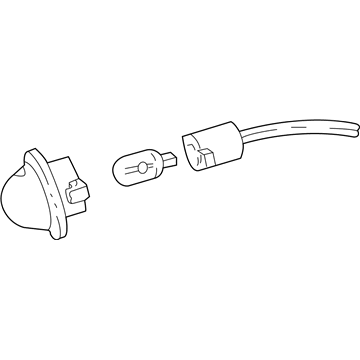 Lincoln 1L3Z-13550-BA License Lamp