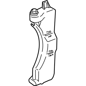 1996 Ford Mustang Coolant Reservoir - F4ZZ-8A080-A