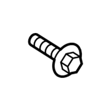 Lincoln -W706766-S424 Rear Driver Speaker Screw