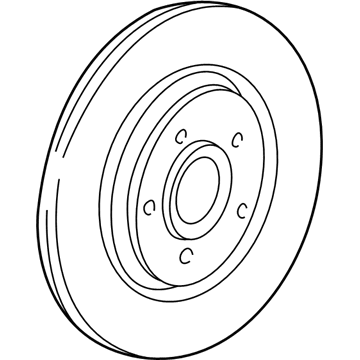 Ford 5U2Z-1V125-GD Rotor