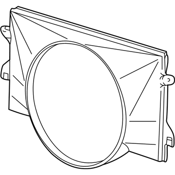 2006 Ford E-350 Super Duty Fan Shroud - 6C2Z-8146-AB