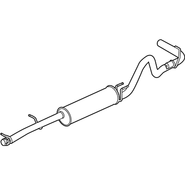 Ford 9C2Z-5230-C Muffler & Pipe