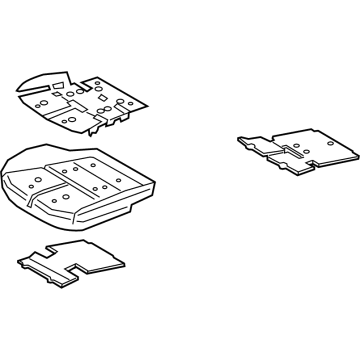 Lincoln LJ7Z-78632A23-L Seat Cushion Pad