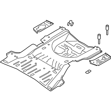 Ford L1MZ-7811215-A Rear Floor Pan