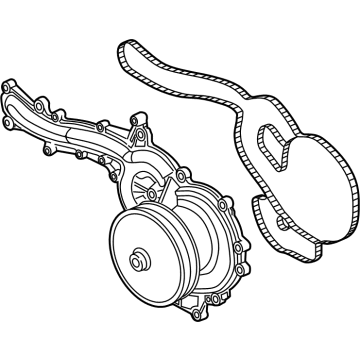 Ford HC3Z-8501-A Water Pump