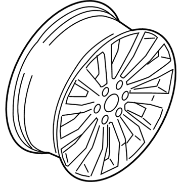 Lincoln NL7Z-1007-B Wheel, Alloy