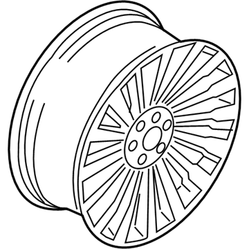 Lincoln JL7Z-1007-D Wheel, Alloy