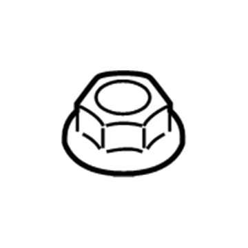 Ford -W520101-S442 Hold Down Nut