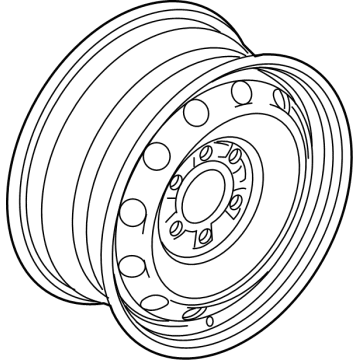 Ford NL3Z-1007-D Wheel, Spare