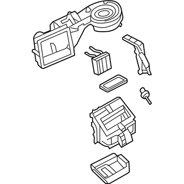 Ford 9L2Z-19850-A Evaporator Assembly