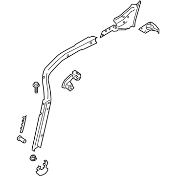 Ford LX6Z-16A023-B BRACE - FRONT FENDER