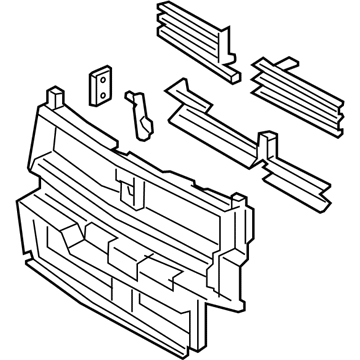 Lincoln HP5Z-8475-A Radiator Shutter Assembly