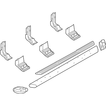 Ford 3C3Z-16450-BAA Step Bar Assembly