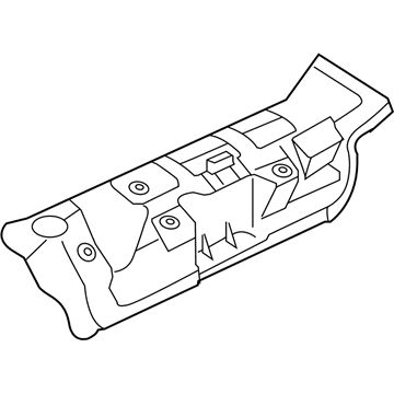 Ford F-250 Super Duty Exhaust Heat Shield - DC3Z-9Y427-A