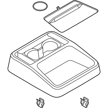 Ford LB5Z-78045A36-AB Console Assembly