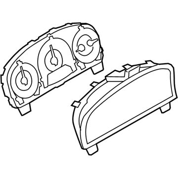 Mercury BN7Z-10849-AA Cluster Assembly