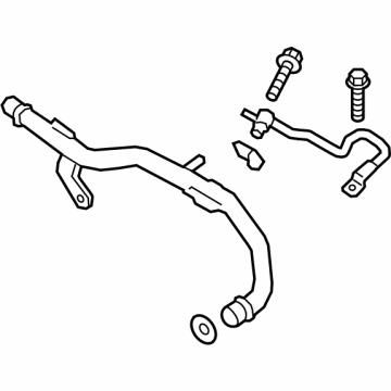 Ford KB3Z-8592-B CONNECTION - WATER OUTLET