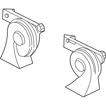 Mercury 2W7Z-13800-AA Horn