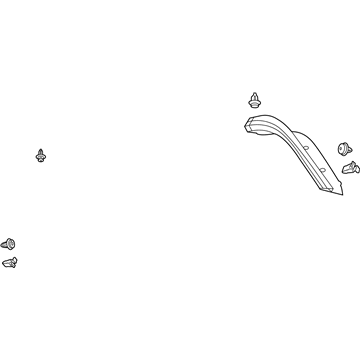 Lincoln LC5Z-7842411-AA Side Molding