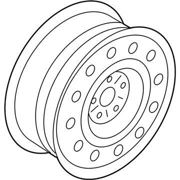 Ford 5L8Z-1015-A Wheel, Spare