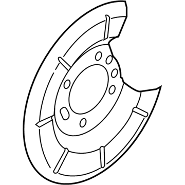 Ford DV6Z-2C028-A Splash Shield