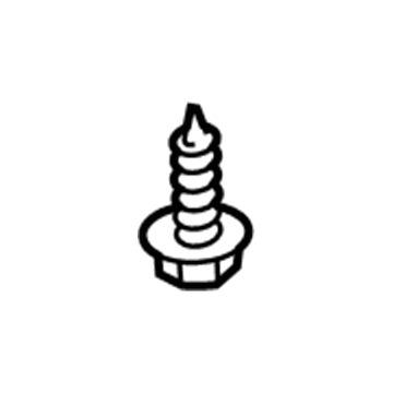 Ford -W504043-S424 Sunvisor Screw