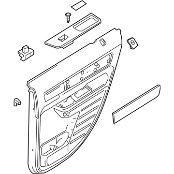 Ford 8A1Z-7827407-BA Panel Assembly - Door Trim