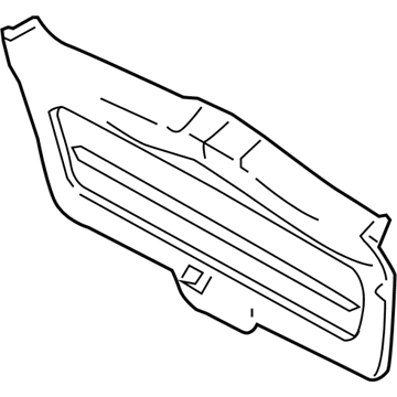 Ford 5F9Z-7440704-AAA Lower Trim Panel