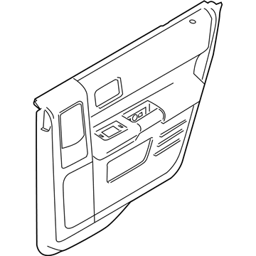 Ford 8A8Z-7427406-DB Trim - Rear Door