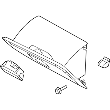 Ford 8S4Z-54060T10-AB Glove Box Assembly