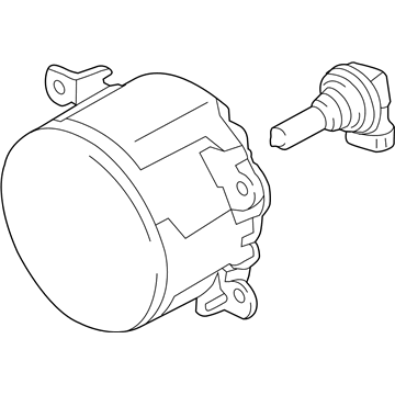 Ford 4F9Z-15200-AA Fog Lamp Assembly