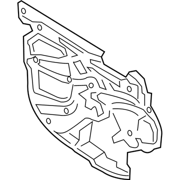 Ford KB3Z-26237A04-A Inner Shield