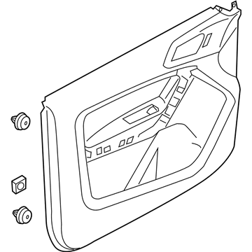 Ford KB3Z-2623942-CC PANEL Assembly - DOOR TRIM