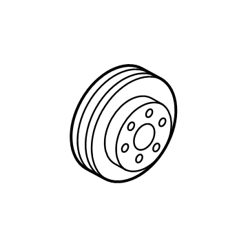 Lincoln NJ5Z-6312-A Crankshaft Pulley