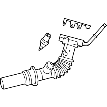 Ford LX6Z-9E470-A EGR Tube