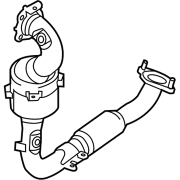 2018 Ford Focus Catalytic Converter - F1FZ-5E212-B