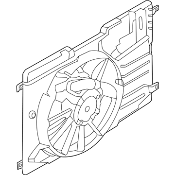 Ford CV6Z-8C607-Q Fan Assembly