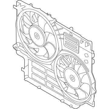 Ford LK4Z-8C607-E Fan & Motor