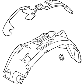 Ford HC3Z-16103-F Fender Liner