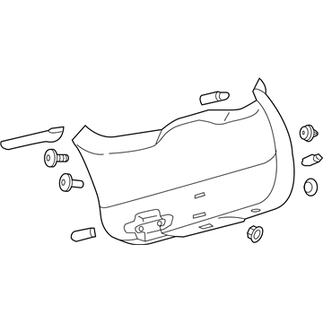 Lincoln FA1Z-5842906-AA Lower Trim Panel