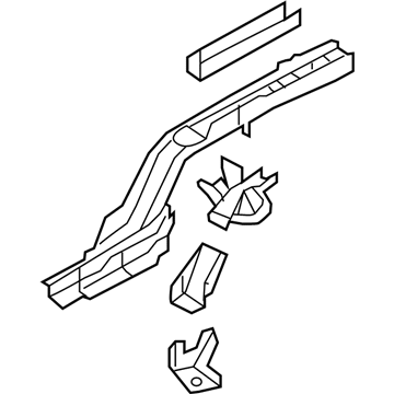 Mercury 5L8Z-7810125-B Rail Assembly