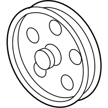 Mercury 1S7Z-3A733-A Pulley