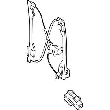 2023 Ford F-250 Super Duty Window Regulator - PL3Z-1627000-A